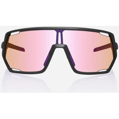 Lunettes Shimano Eyewear TCNM2 noir avec verres à effet miroir rose - Publicité Lunettes Shimano Eyewear TCNM2 noir avec verres à effet miroir rose - Publicité