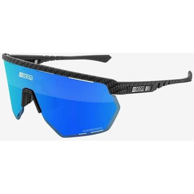 Lunettes de Soleil Sport Unisex Bleu Carbone - Résistantes aux chocs, protection UV 100% - Publicité Lunettes de Soleil Sport Unisex Bleu Carbone - Résistantes aux chocs, protection UV 100% - Publicité