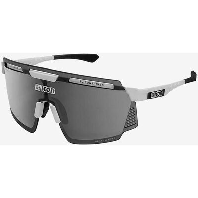 Lunettes Scicon Aerowatt Foza gris blanc avec verre multi-miroir noir - Publicité Lunettes Scicon Aerowatt Foza gris blanc avec verre multi-miroir noir - Publicité