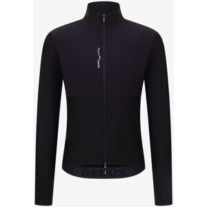 Veste coupe-vent Santini Redux Power Wool noir Coupe Slim - XXL - Publicité Veste coupe-vent Santini Redux Power Wool noir Coupe Slim - XXL - Publicité