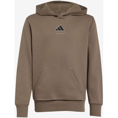 Sweat à capuche adidas Slogan Fleece marron enfant - 152 - Publicité Sweat à capuche adidas Slogan Fleece marron enfant - 152 - Publicité