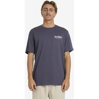 T-shirt Billabong Broadsheet Premium manches courtes bleu foncé lilas - XL - Publicité T-shirt Billabong Broadsheet Premium manches courtes bleu foncé lilas - XL - Publicité