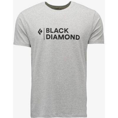 T-shirt Black Diamond Mini Stacked manches courtes gris clair - M - Publicité T-shirt Black Diamond Mini Stacked manches courtes gris clair - M - Publicité