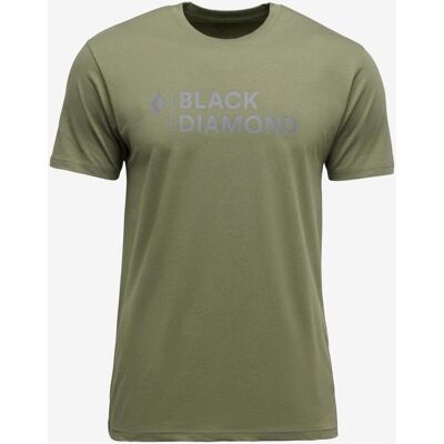 T-shirt Black Diamond Mini Stacked manches courtes vert forêt - L - Publicité T-shirt Black Diamond Mini Stacked manches courtes vert forêt - L - Publicité
