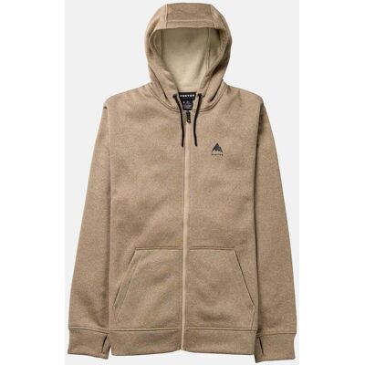 Sweat à capuche Burton Oak Full Zip marron clair - S - Publicité Sweat à capuche Burton Oak Full Zip marron clair - S - Publicité
