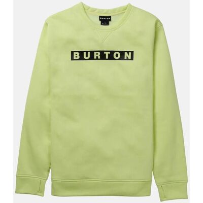 Sweat-shirt Burton Oak Crewneck jaune acide - S - Publicité Sweat-shirt Burton Oak Crewneck jaune acide - S - Publicité