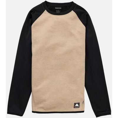 Sweat-shirt Burton Crown Weatherproof Pullover Crewneck beige noir - XL - Publicité Sweat-shirt Burton Crown Weatherproof Pullover Crewneck beige noir - XL - Publicité