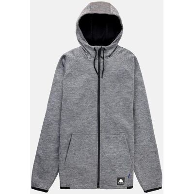 Sweat à capuche Burton Crown Full Zip gris foncé - L - Publicité Sweat à capuche Burton Crown Full Zip gris foncé - L - Publicité