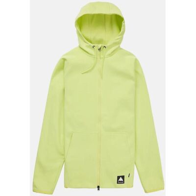 Sweat à capuche Burton Crown Full Zip jaune acide - M - Publicité Sweat à capuche Burton Crown Full Zip jaune acide - M - Publicité