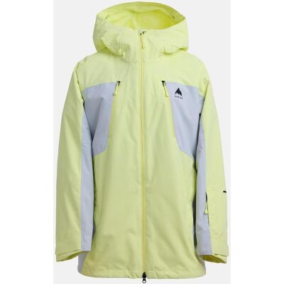 Veste à capuche Burton Reserve 2L 3-en-1 jaune acide gris nuage femme - M - Publicité Veste à capuche Burton Reserve 2L 3-en-1 jaune acide gris nuage femme - M - Publicité