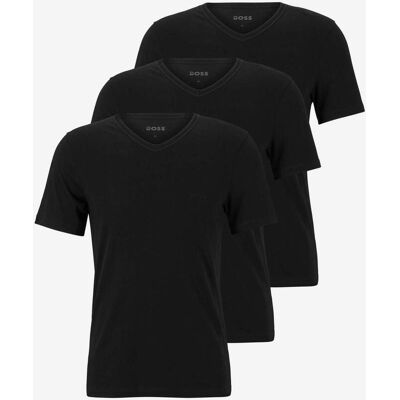 T-shirt BOSS Basic Comfy à manches courtes noir. - L - Publicité T-shirt BOSS Basic Comfy à manches courtes noir. - L - Publicité