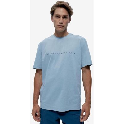 T-shirt Born Living Yoga Veneta manches courtes bleu pastel - M - Publicité T-shirt Born Living Yoga Veneta manches courtes bleu pastel - M - Publicité