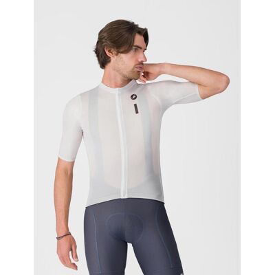 Maillot Castelli Drittone Logo manches courtes blanc - M - Publicité Maillot Castelli Drittone Logo manches courtes blanc - M - Publicité