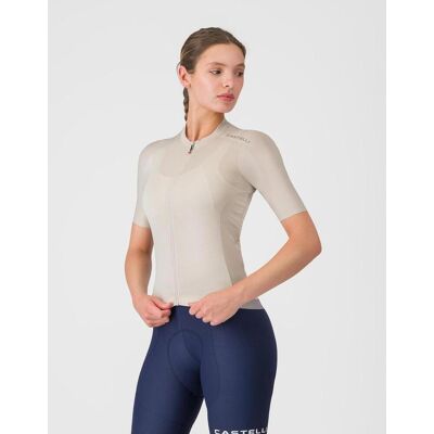 Maillot Castelli Espresso 2 manches courtes blanc lune femme - M - Publicité Maillot Castelli Espresso 2 manches courtes blanc lune femme - M - Publicité