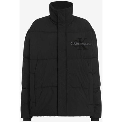 Veste Calvin Klein Chenille Puffer noir pur - M - Publicité Veste Calvin Klein Chenille Puffer noir pur - M - Publicité
