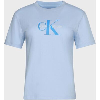 T-shirt Calvin Klein Hero Monologo manches courtes bleu femme - L - Publicité T-shirt Calvin Klein Hero Monologo manches courtes bleu femme - L - Publicité