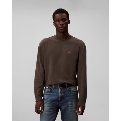 Sweatshirt Calvin Klein 350terry Monogram marron - M - Publicité Sweatshirt Calvin Klein 350terry Monogram marron - M - Publicité