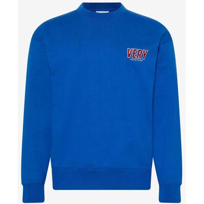 Sweat-shirt Calvin Klein Premium Fleece Logo bleu - M - Publicité Sweat-shirt Calvin Klein Premium Fleece Logo bleu - M - Publicité