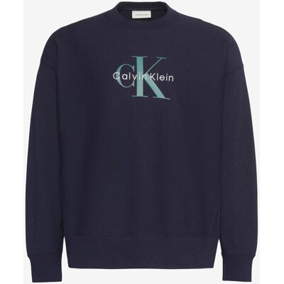 Sweatshirt Calvin Klein 350terry Monologue bleu marine - M - Publicité Sweatshirt Calvin Klein 350terry Monologue bleu marine - M - Publicité