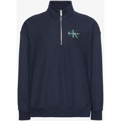 Sweat Calvin Klein 350terry Micro Monologue Demi Zip - M - Publicité Sweat Calvin Klein 350terry Micro Monologue Demi Zip - M - Publicité