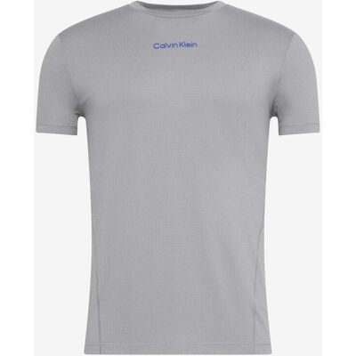 T-shirt Calvin Klein Sport manches courtes gris clair - L - Publicité T-shirt Calvin Klein Sport manches courtes gris clair - L - Publicité