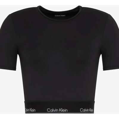 T-shirt Calvin Klein Modern Sport manches courtes noir femme - XS - Publicité T-shirt Calvin Klein Modern Sport manches courtes noir femme - XS - Publicité