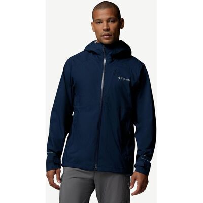 Veste à capuche Columbia Trailborne 2.5L Shell bleu nuit - XXL - Publicité Veste à capuche Columbia Trailborne 2.5L Shell bleu nuit - XXL - Publicité