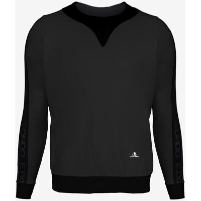 Sweat-shirt Etxeondo Open noir gris - XS - Publicité Sweat-shirt Etxeondo Open noir gris - XS - Publicité