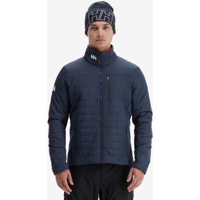 Veste Helly Hansen Crew Insulator PrimaLoft 2.0 bleu marine blanc - L - Publicité Veste Helly Hansen Crew Insulator PrimaLoft 2.0 bleu marine blanc - L - Publicité