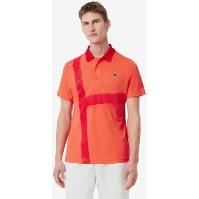 Polo Lacoste Tennis x Novak Djokovic manches courtes orange intense - XS - Publicité Polo Lacoste Tennis x Novak Djokovic manches courtes orange intense - XS - Publicité