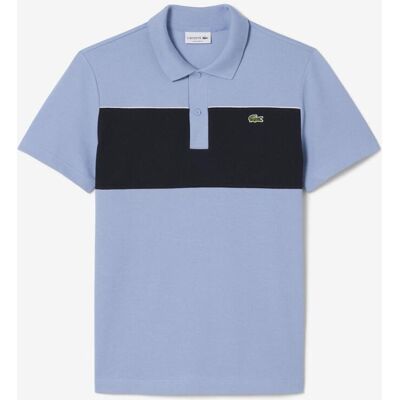 Polo Lacoste Regular Fit en piqué color-block à manches courtes bleu - S - Publicité Polo Lacoste Regular Fit en piqué color-block à manches courtes bleu - S - Publicité