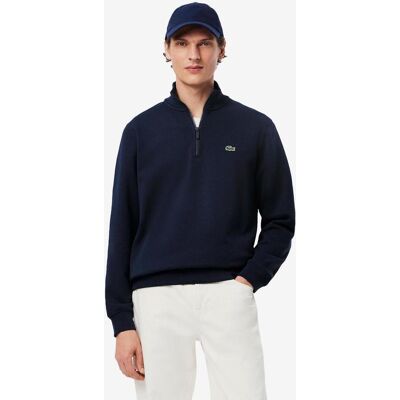 Sweat-shirt Lacoste à col montant demi-zip bleu marine - S - Publicité Sweat-shirt Lacoste à col montant demi-zip bleu marine - S - Publicité