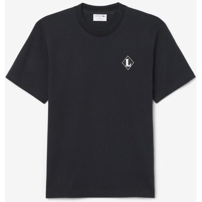 T-shirt Lacoste French Made Badge Accent manches courtes noir pur - XXL - Publicité T-shirt Lacoste French Made Badge Accent manches courtes noir pur - XXL - Publicité