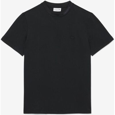 T-shirt Lacoste Jacquard Branded Piqué manches courtes noir pur - S - Publicité T-shirt Lacoste Jacquard Branded Piqué manches courtes noir pur - S - Publicité