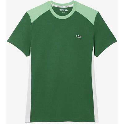 T-shirt Lacoste Print Colour-Block Sport manches courtes vert blanc - M - Publicité T-shirt Lacoste Print Colour-Block Sport manches courtes vert blanc - M - Publicité