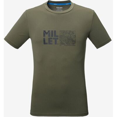 T-shirt Millet Seneca manches courtes vert canne - XS - Publicité T-shirt Millet Seneca manches courtes vert canne - XS - Publicité