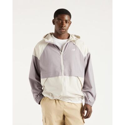Veste New Balance Sport Essentials FZ beige gris clair - XL - Publicité Veste New Balance Sport Essentials FZ beige gris clair - XL - Publicité