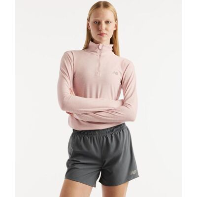 T-shirt manches longues 1/4 zip New Balance Space Dye rose femme - L - Publicité T-shirt manches longues 1/4 zip New Balance Space Dye rose femme - L - Publicité
