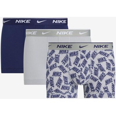 Boxer Nike Shockwave blanc bleu 3 unités - L - Publicité Boxer Nike Shockwave blanc bleu 3 unités - L - Publicité
