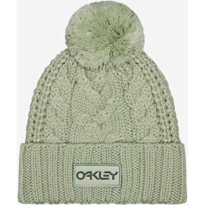 Bonnet Oakley Harper Pom vert clair femme - Publicité Bonnet Oakley Harper Pom vert clair femme - Publicité