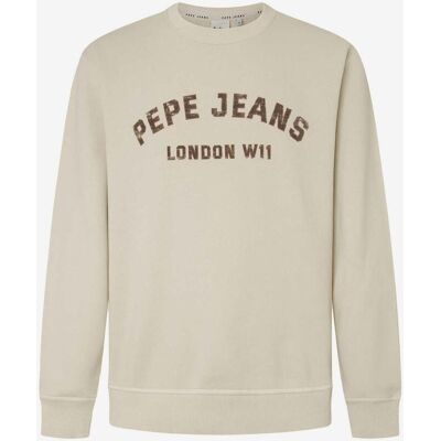 Sweatshirt Pepe Jeans Aldridge Crew blanc crème - XXL - Publicité Sweatshirt Pepe Jeans Aldridge Crew blanc crème - XXL - Publicité