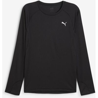 PUMA VELOCITY T-shirt de course - Manches longues, Noir, Coupe classique - Publicité PUMA VELOCITY T-shirt de course - Manches longues, Noir, Coupe classique - Publicité