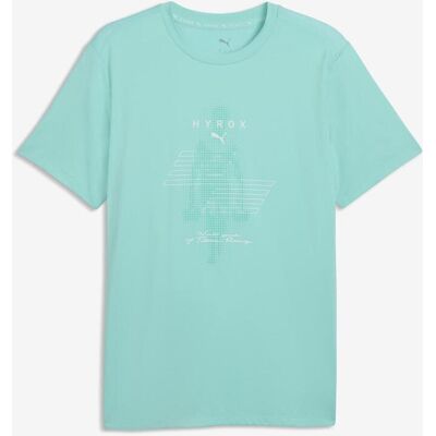 T-shirt manches courtes Puma x HYROX Cloudspun ThermoAdapt vert d'eau - S - Publicité T-shirt manches courtes Puma x HYROX Cloudspun ThermoAdapt vert d'eau - S - Publicité
