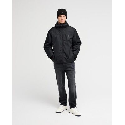 Veste à capuche Quiksilver Overcast 3K Insulated noir - L - Publicité Veste à capuche Quiksilver Overcast 3K Insulated noir - L - Publicité