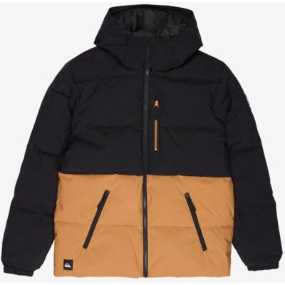Veste à capuche Quiksilver Highland bleu marine marron - M - Publicité Veste à capuche Quiksilver Highland bleu marine marron - M - Publicité