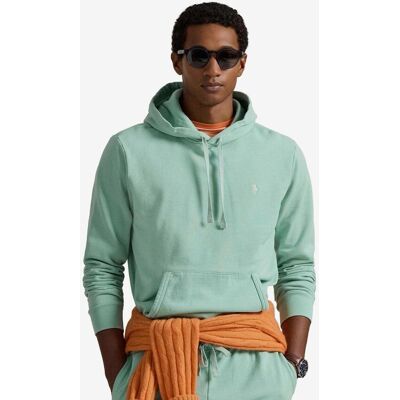Sweat à capuche Ralph Lauren coton turquoise - M - Publicité Sweat à capuche Ralph Lauren coton turquoise - M - Publicité