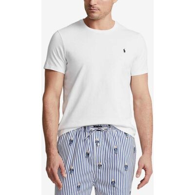 T-shirt Ralph Lauren Cotton Sleep manche courte blanc - XL - Publicité T-shirt Ralph Lauren Cotton Sleep manche courte blanc - XL - Publicité