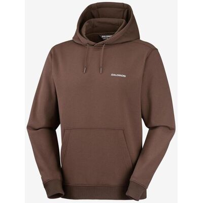 Sweat à capuche Salomon Chest Logo marron - XS - Publicité Sweat à capuche Salomon Chest Logo marron - XS - Publicité