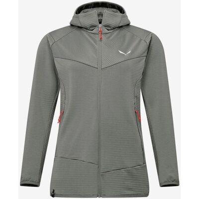 Veste à capuche Salewa Puez Altavia Polarlite gris femme - 40 - Publicité Veste à capuche Salewa Puez Altavia Polarlite gris femme - 40 - Publicité