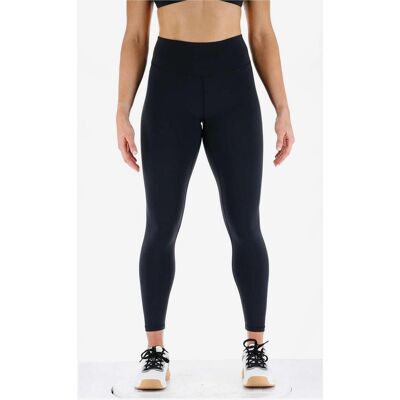 Collant long TYR taille haute uni noir pur femme - M - Publicité Collant long TYR taille haute uni noir pur femme - M - Publicité